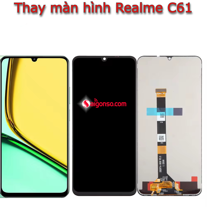 thay màn hình Realme C61